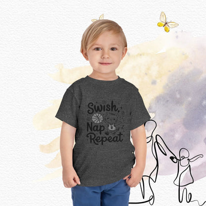 Swish Nap Repeat Toddler Cotton T-Shirt - Billien