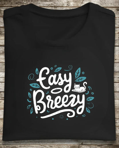Easy Breezy Idiom Gifts Men Cotton T-Shirt - Billien