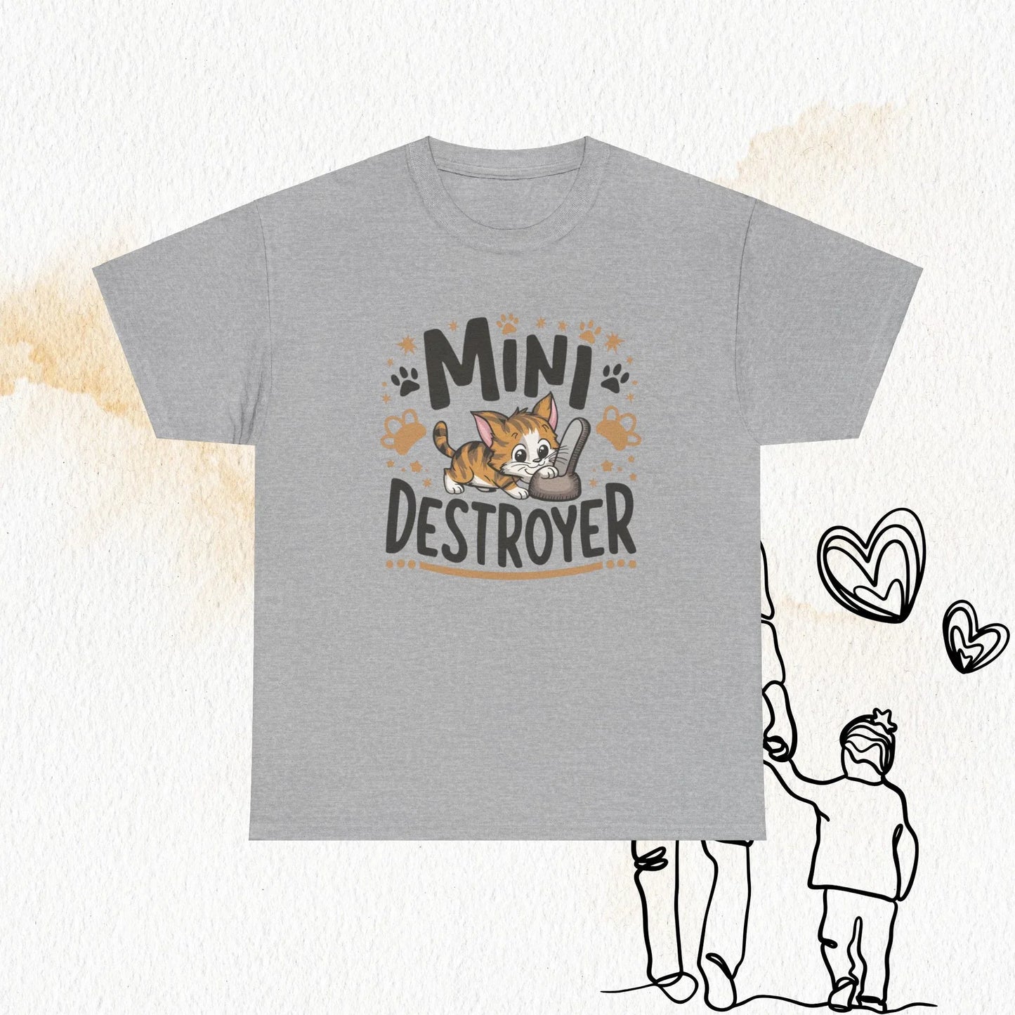 Mini Destroyer Cotton Tshirt - Billien