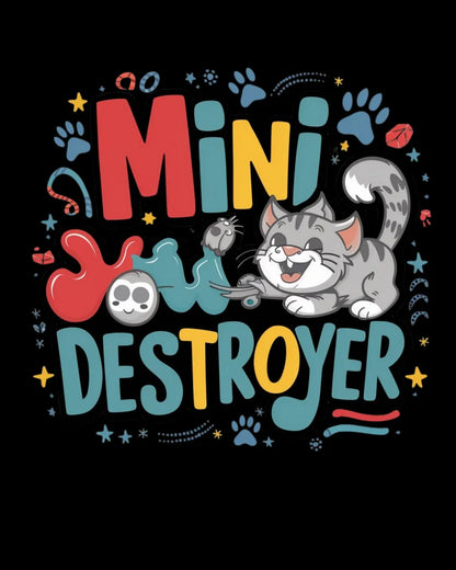 Mini Destroyer Kids Cotton T-Shirt - Billien