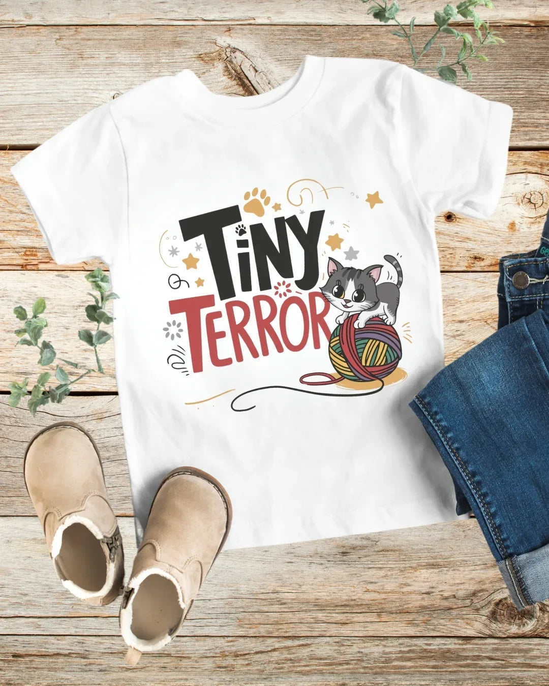 Tinny Terror Kid Cotton T-Shirt - Billien