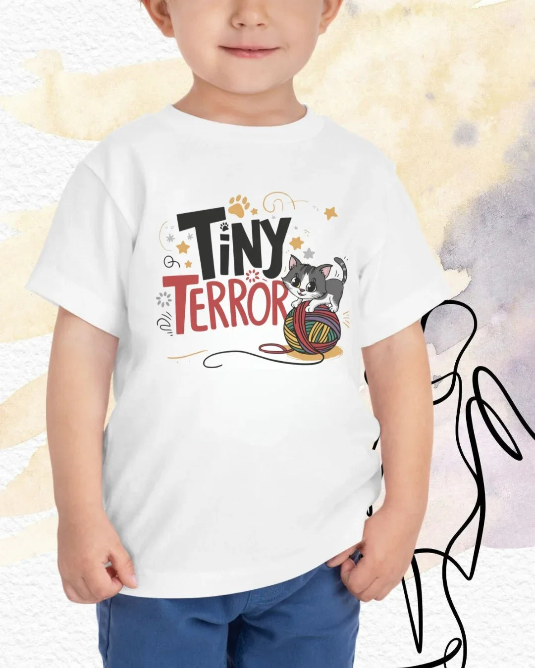 Tinny Terror Kid Cotton T-Shirt - Billien