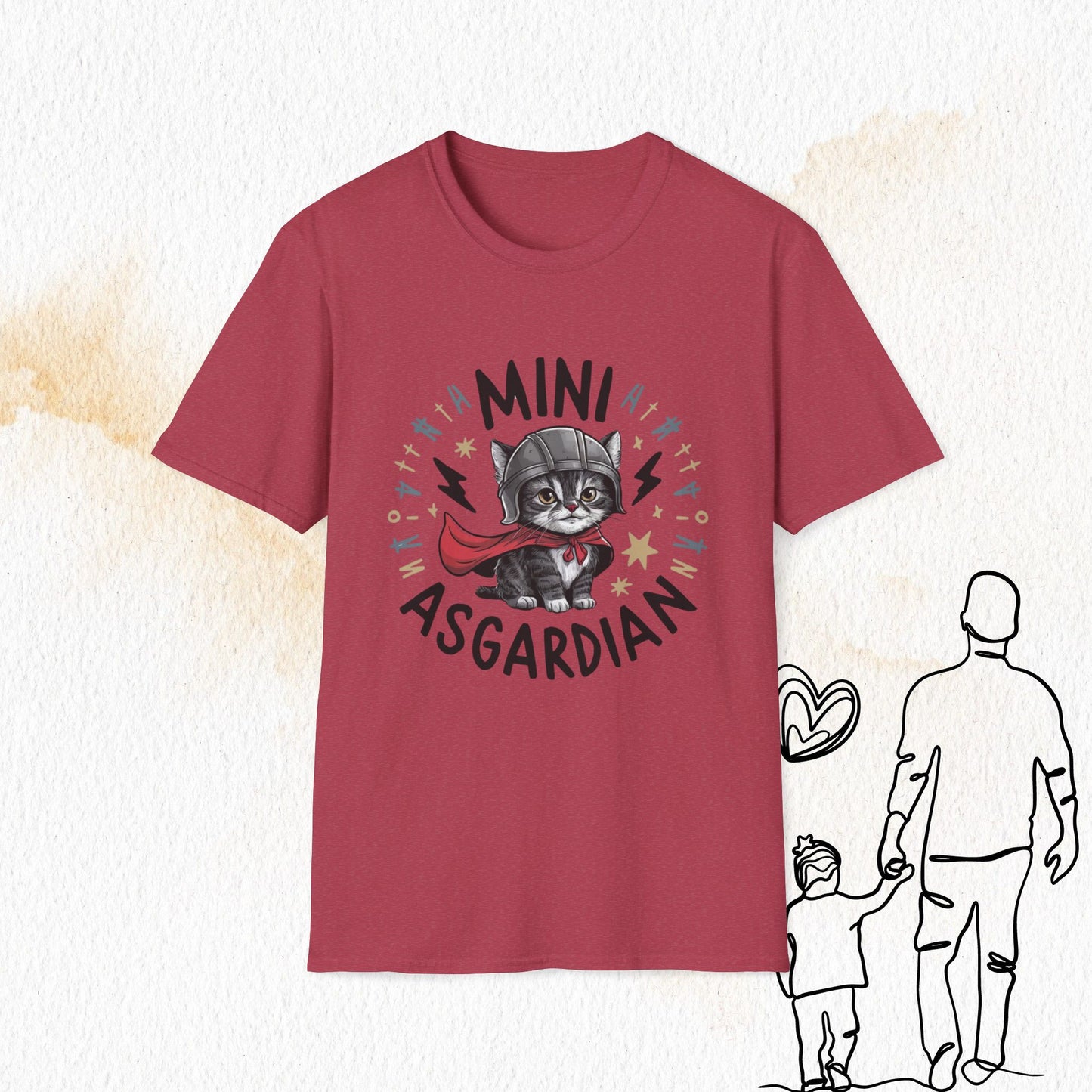 Mini Asgardian Cotton Men T-Shirt