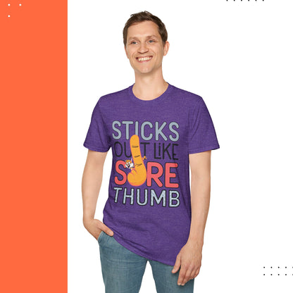 Stick Out Sore Throat Cotton T-Shirt