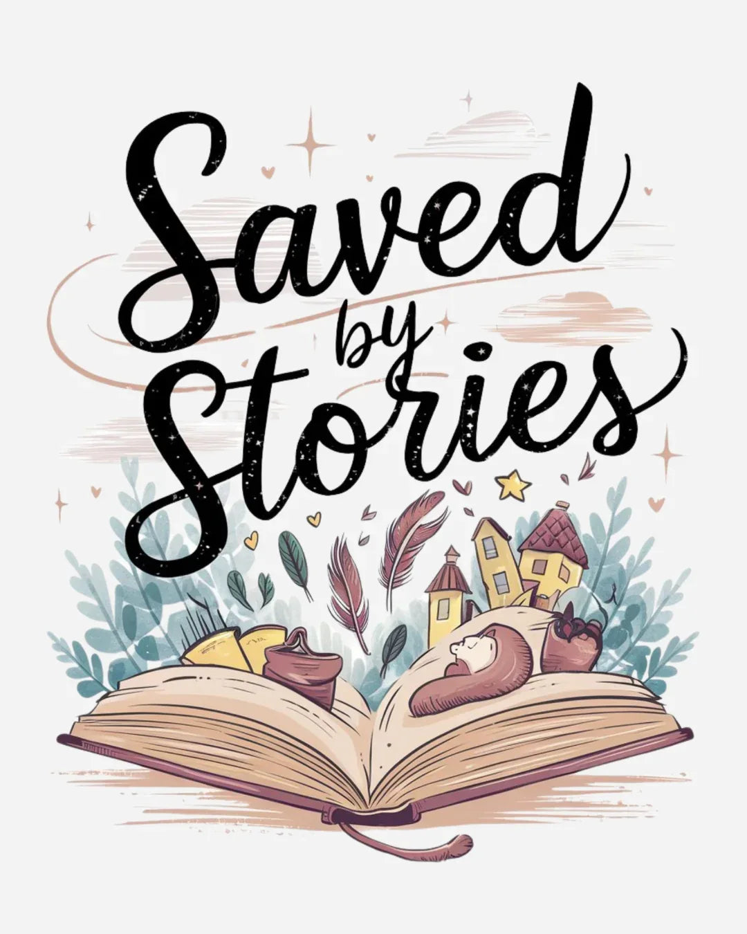 Saved By Stories Ultra Cotton Crewneck Sweatshirt - Billien