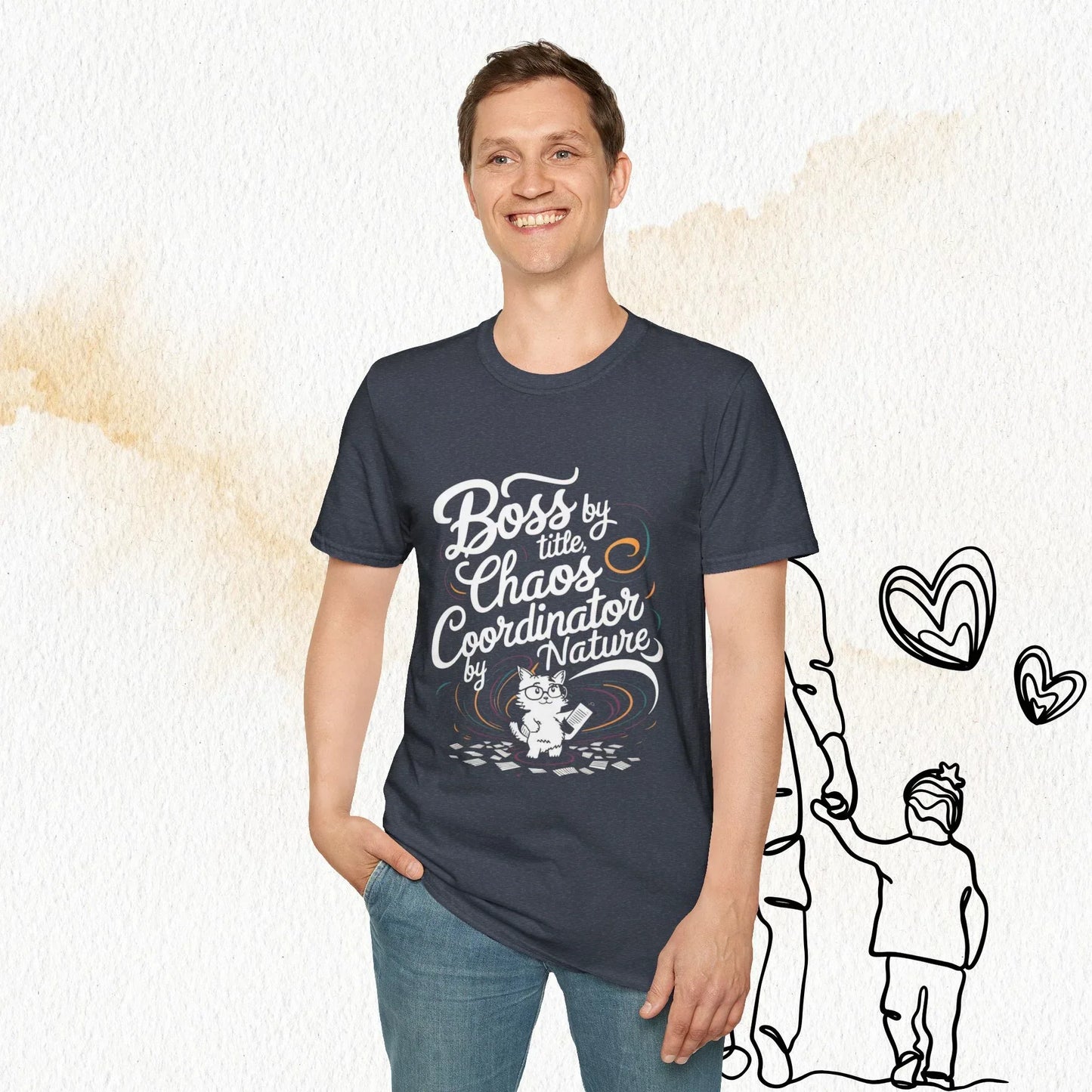 Boss By Title Cotton Tee - Billien