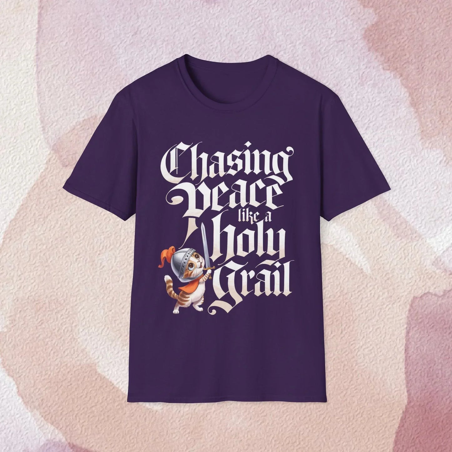 Chasing Peace Like A Holy Grail Unisex Softstyle T-Shirt - Billien