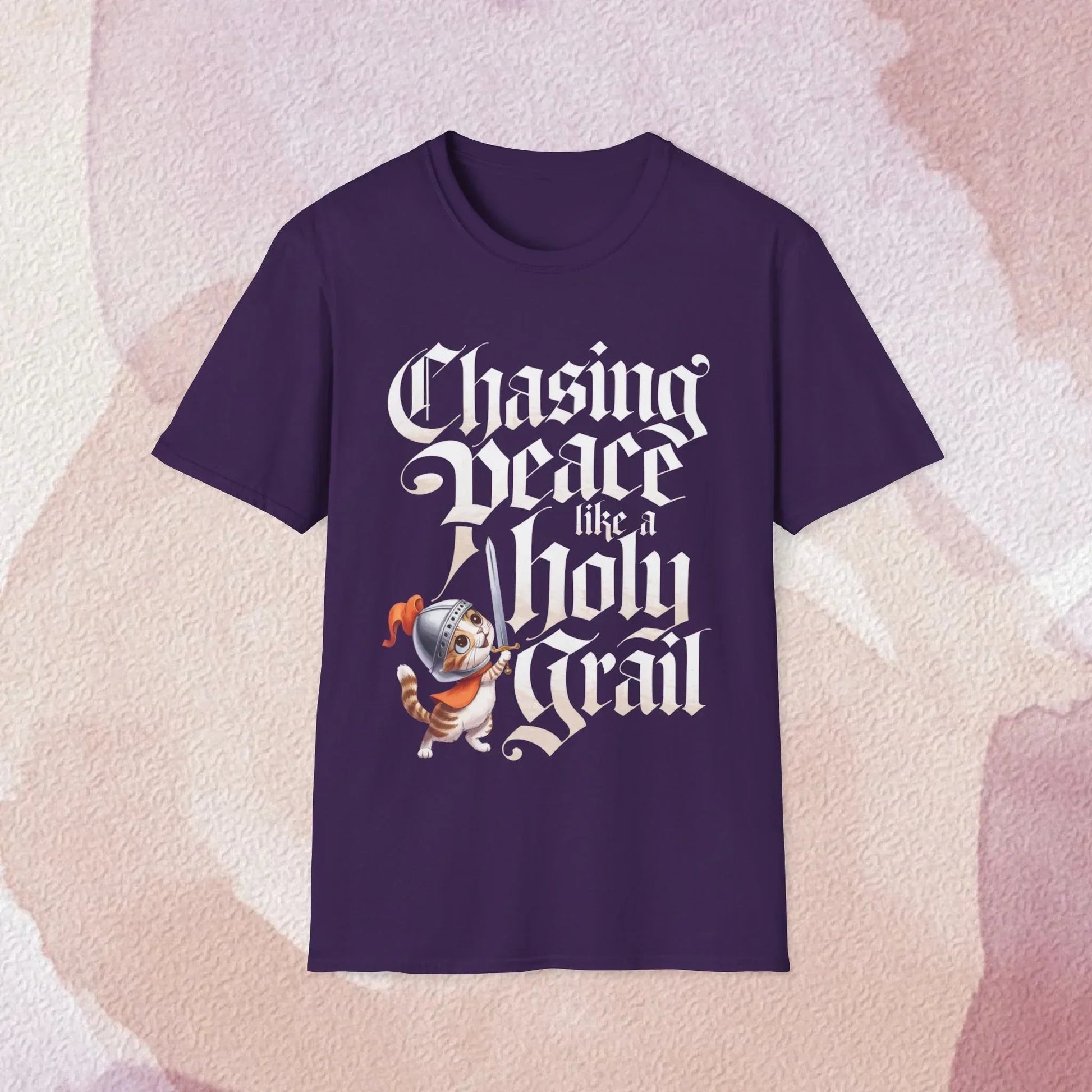 Chasing Peace Like A Holy Grail Unisex Softstyle T-Shirt - Billien