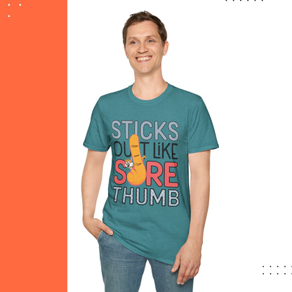 Stick Out Sore Throat Cotton T-Shirt