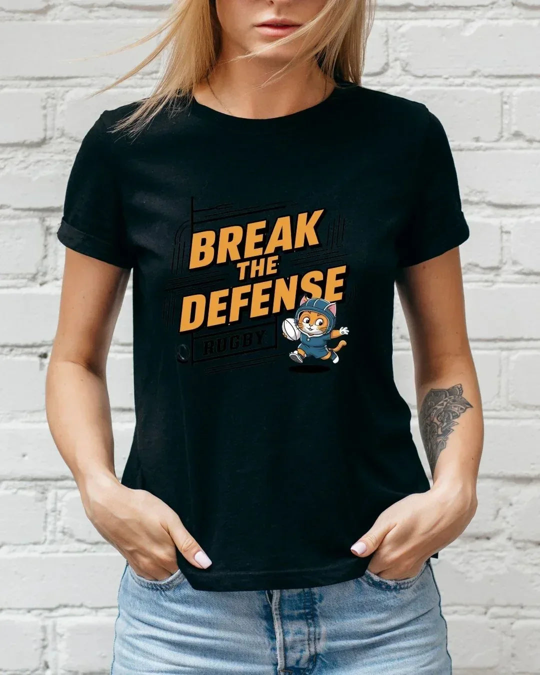 Break The Defence Cotton Tshirt - Billien