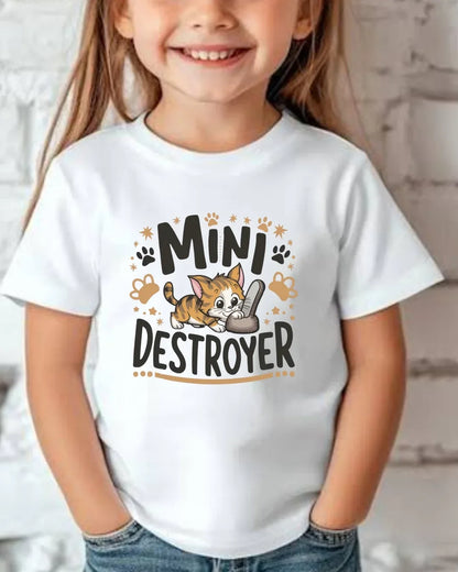 Mini Destroyer Kids Cotton T-Shirt - Billien