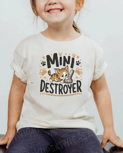 Mini Destroyer Kids Cotton T-Shirt - Billien