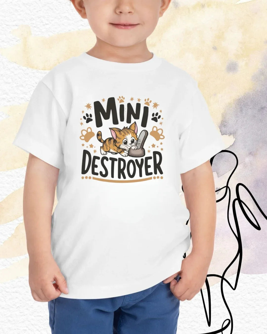 Mini Destroyer Kids Cotton T-Shirt - Billien