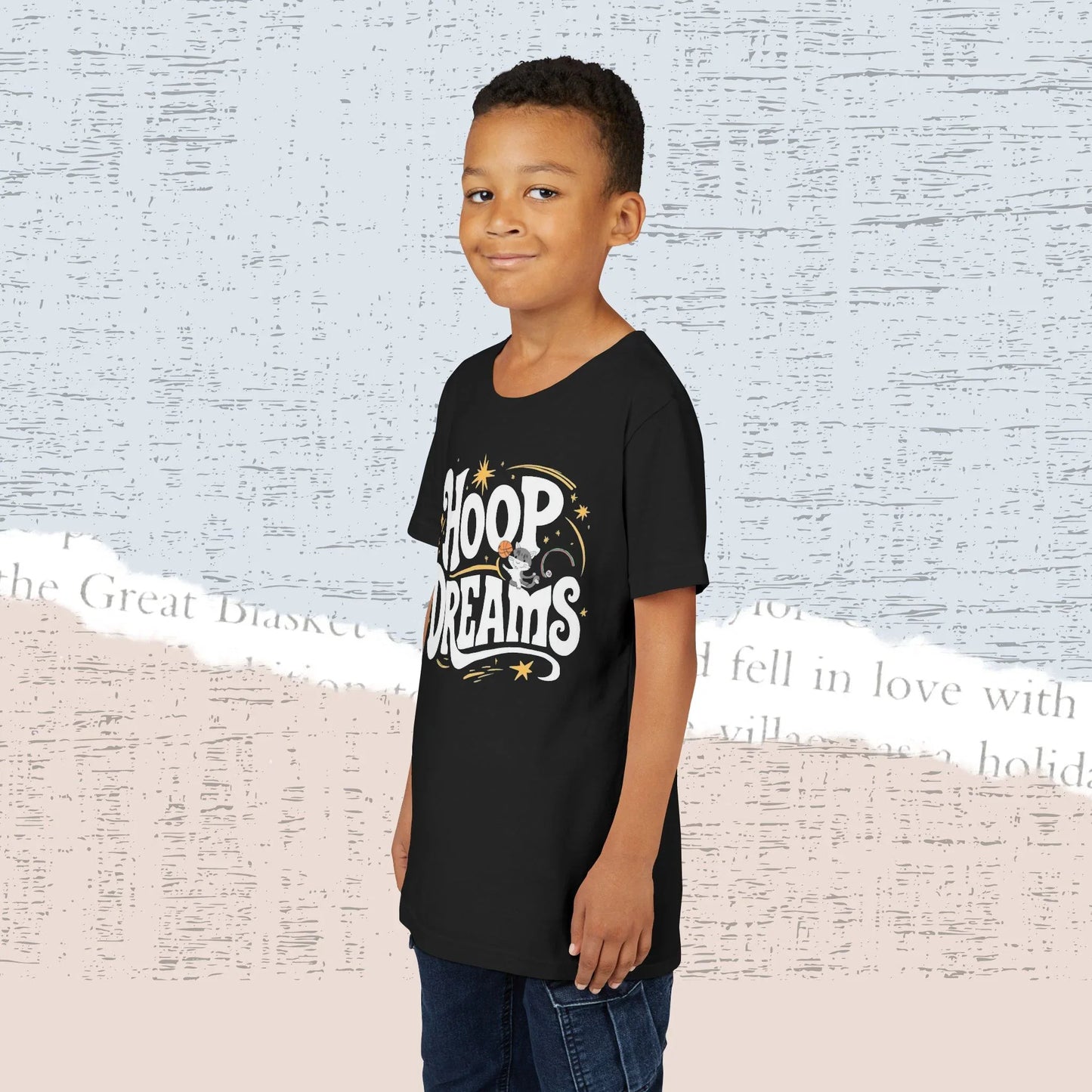 Hoop Dreams Youth Heavy Cotton T-Shirt - Billien