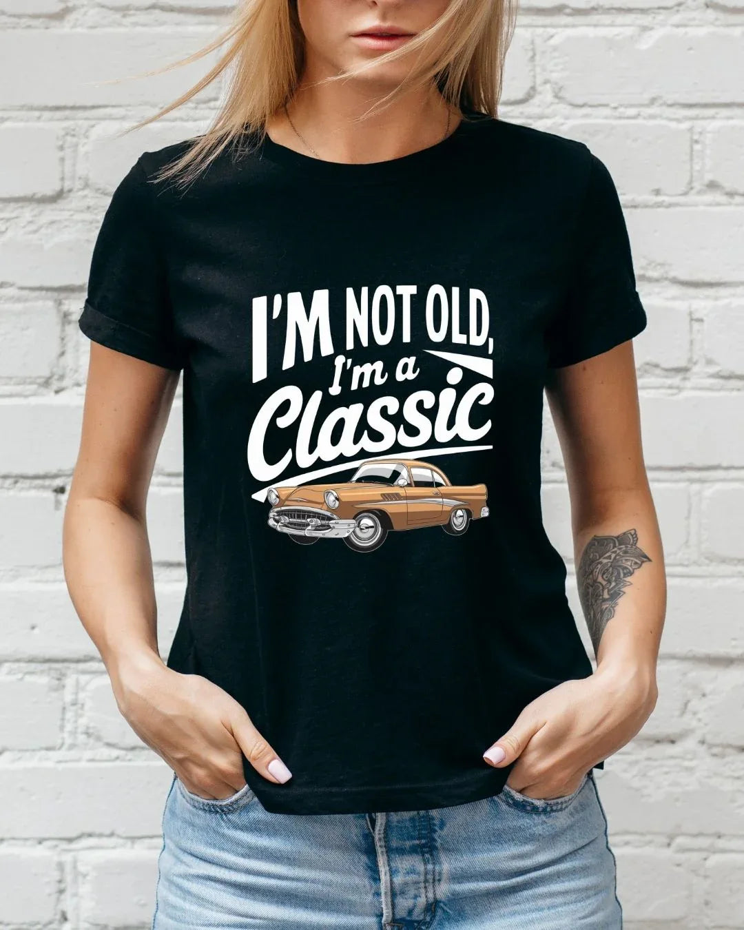 I am Not Old I am Classic Vintage Cotton Tshirt - Billien