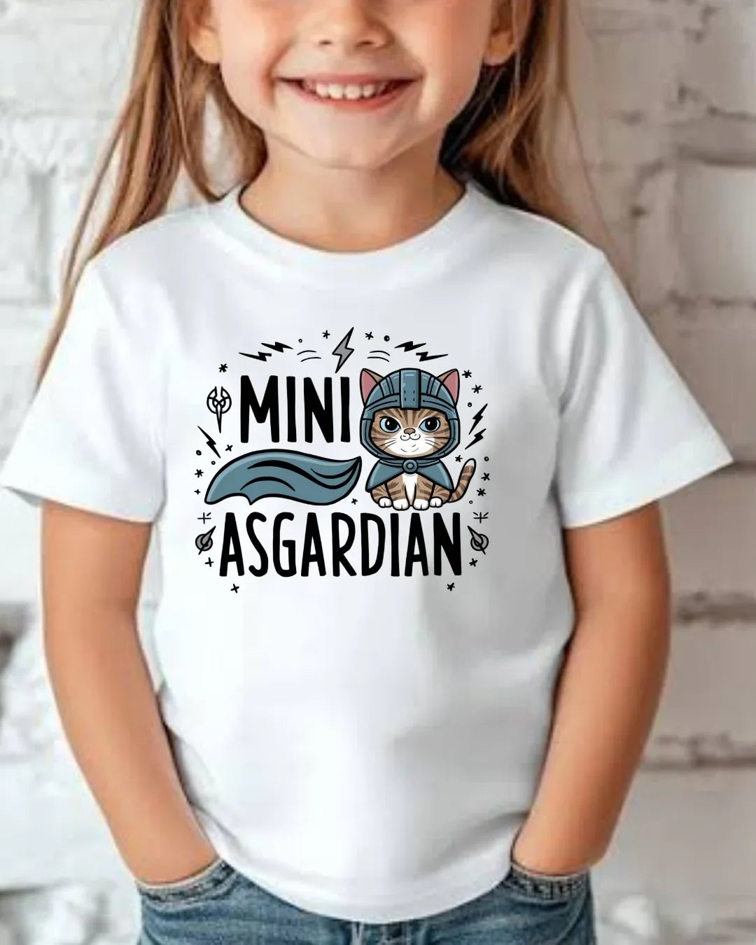 Mini Asgardian Kids Cotton T-Shirt - Billien