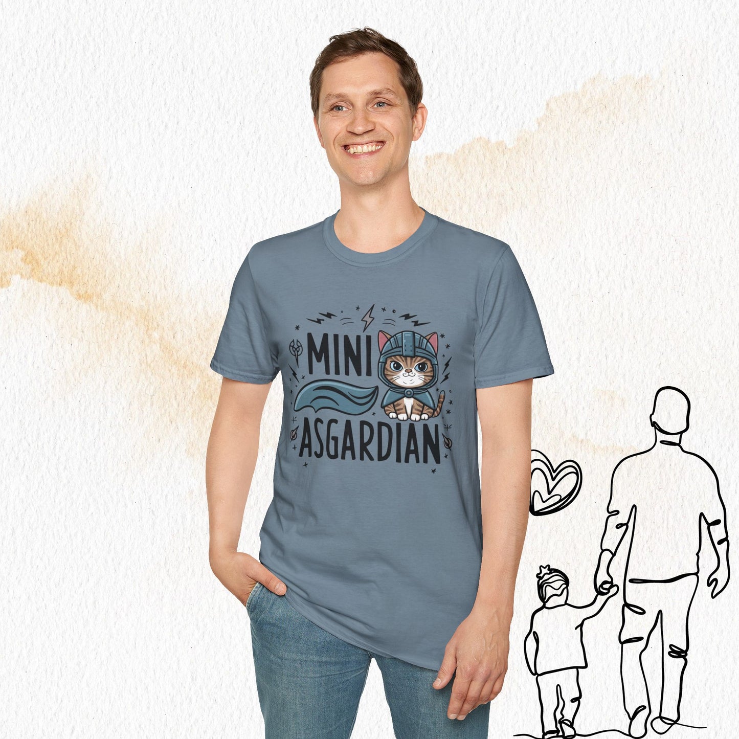 Mini Asgardian Cotton Men T-Shirt