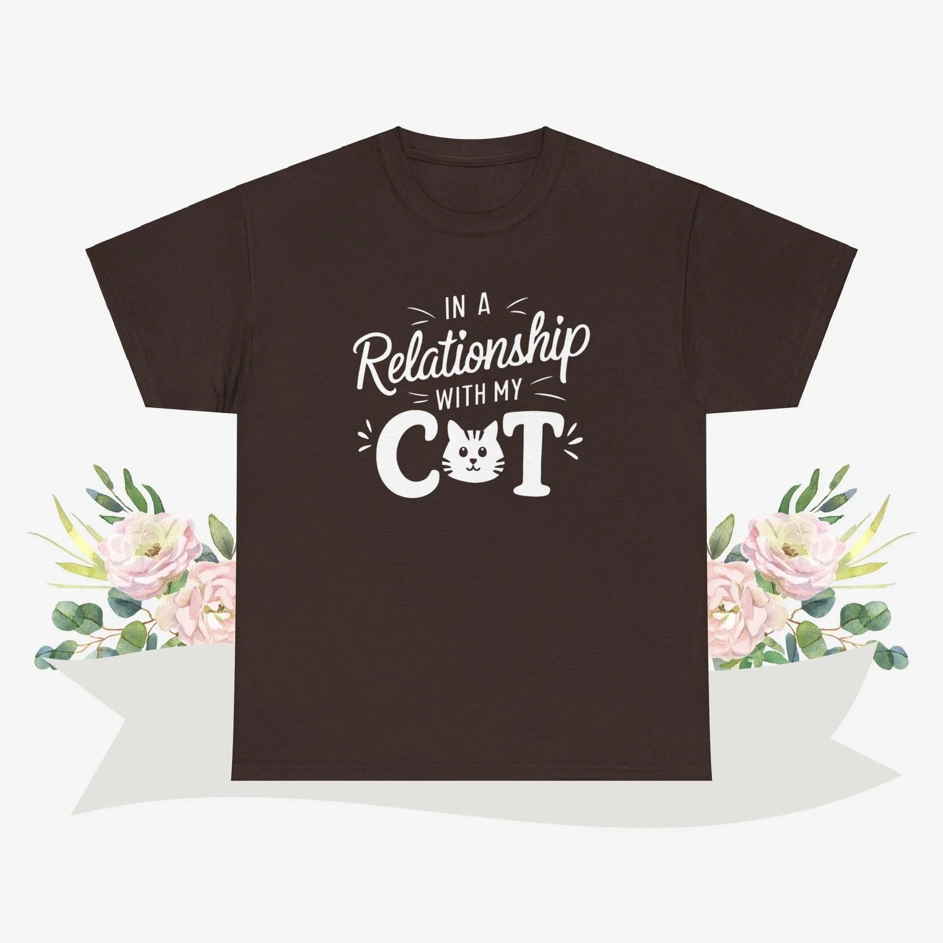 In a Relationship with Cat Cotton Tshirt - Billien