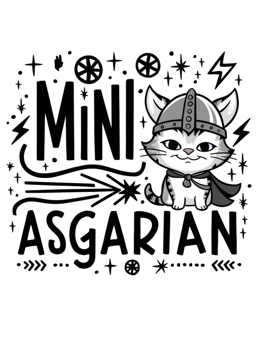 Mini Asgardian Toddler Cotton T-Shirt - Billien