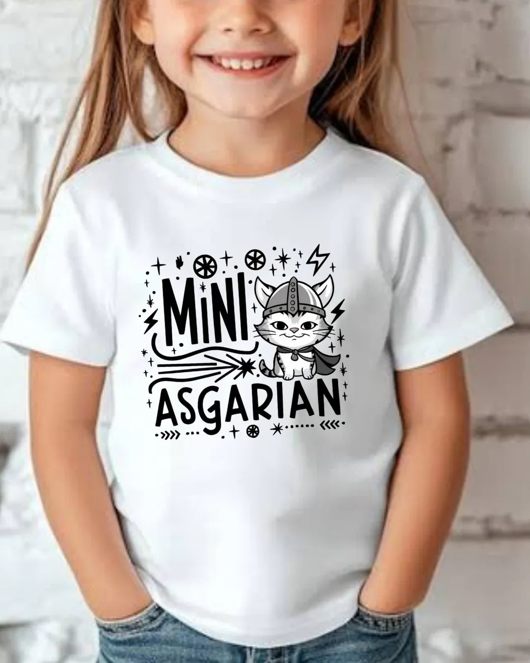 Mini Asgardian Toddler Cotton T-Shirt - Billien