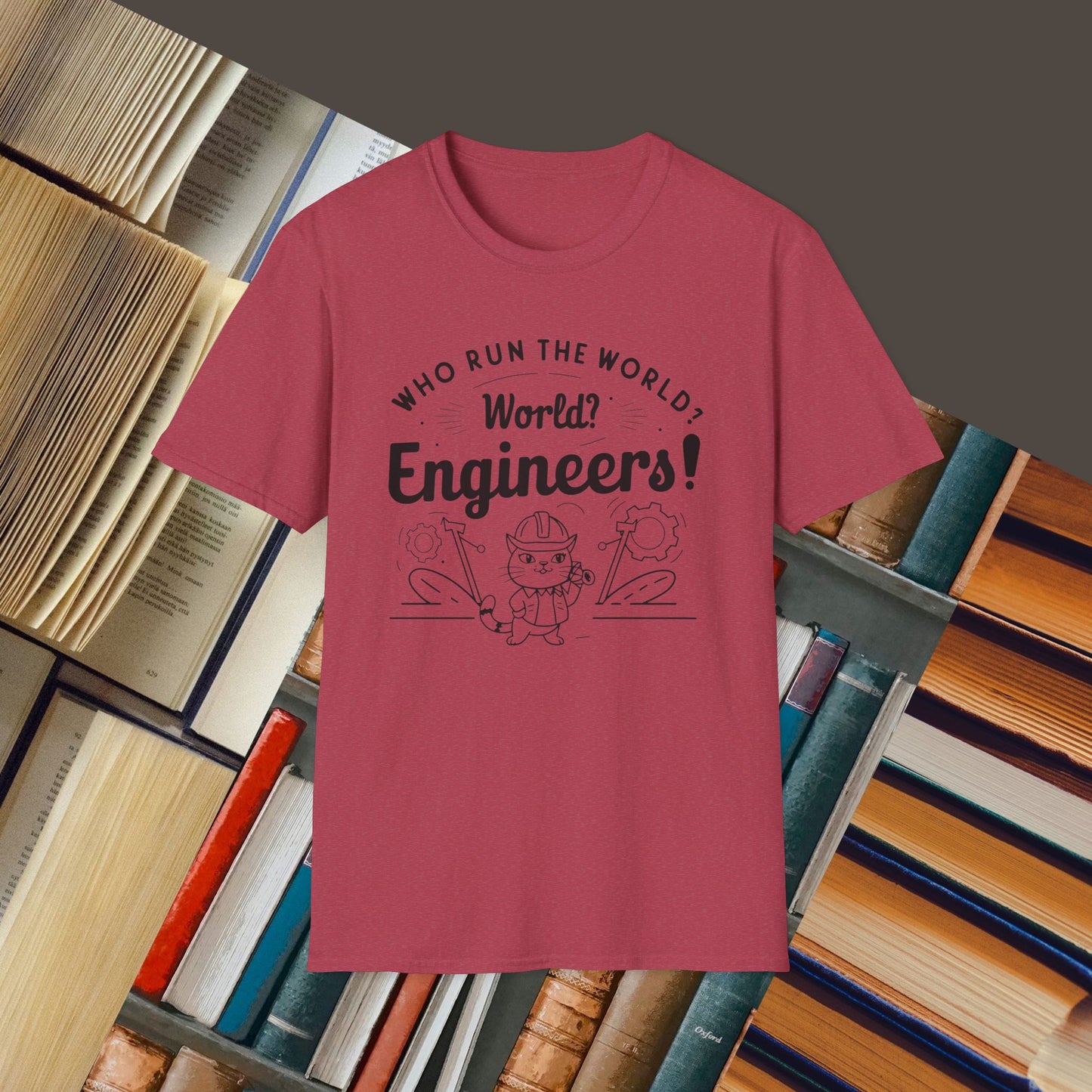 Who Build World Cotton T-Shirt