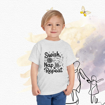 Swish Nap Repeat Toddler Cotton T-Shirt - Billien