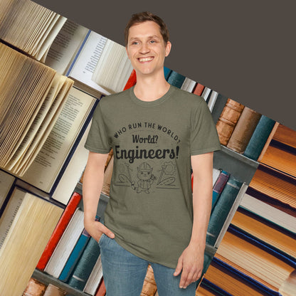 Who Build World Cotton T-Shirt