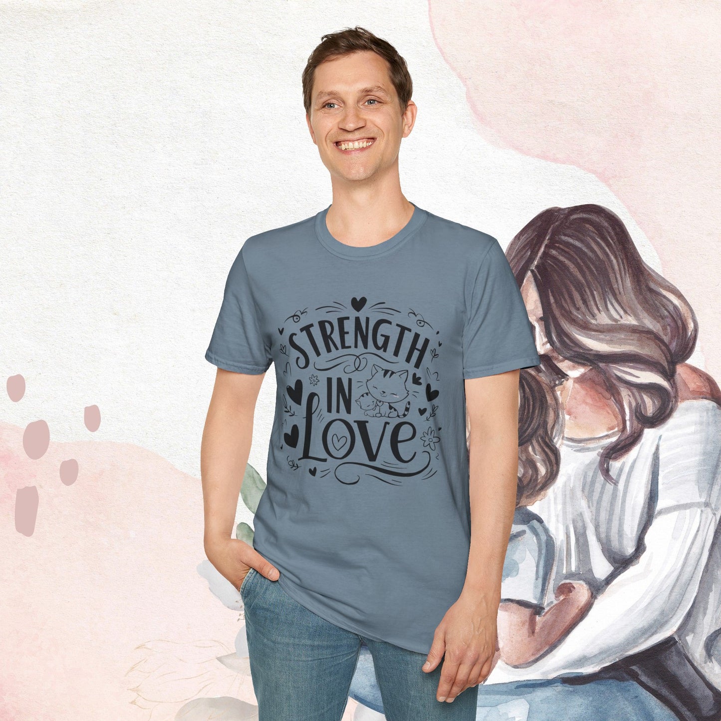 Strength In Love Cotton T-Shirt