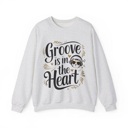Groove In The Heart Ultra Cotton Crewneck Sweatshirt - Billien
