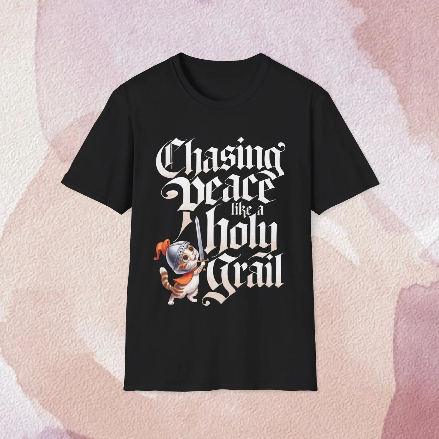 Chasing Peace Like A Holy Grail Unisex Softstyle T-Shirt - Billien