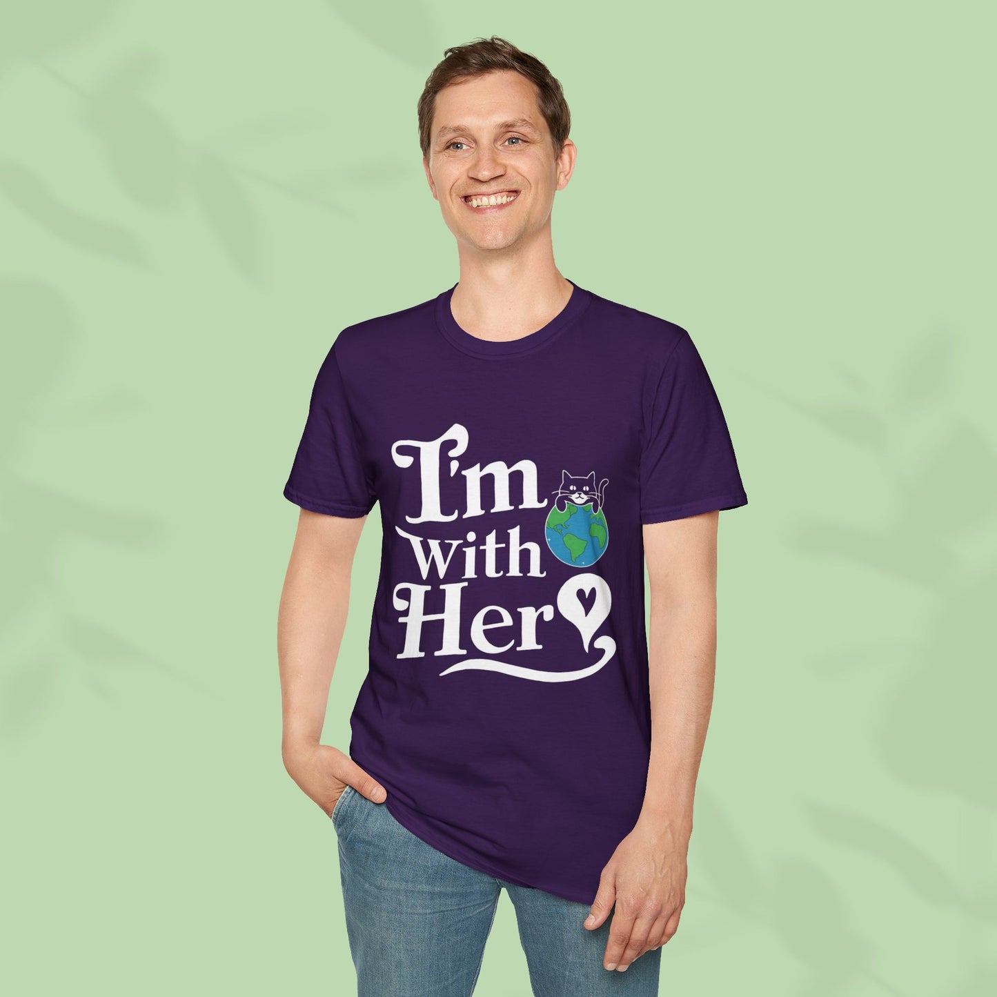 I am With Her Cotton Tee