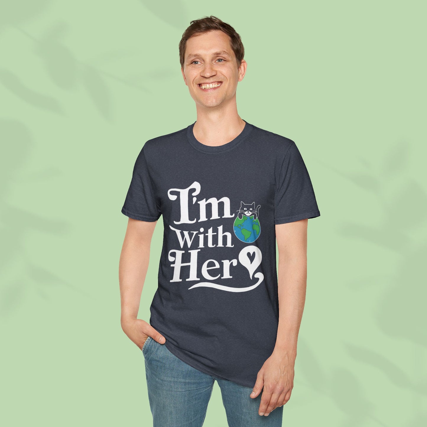 I am With Her Cotton Tee