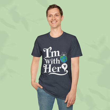 I am With Her Cotton Tee