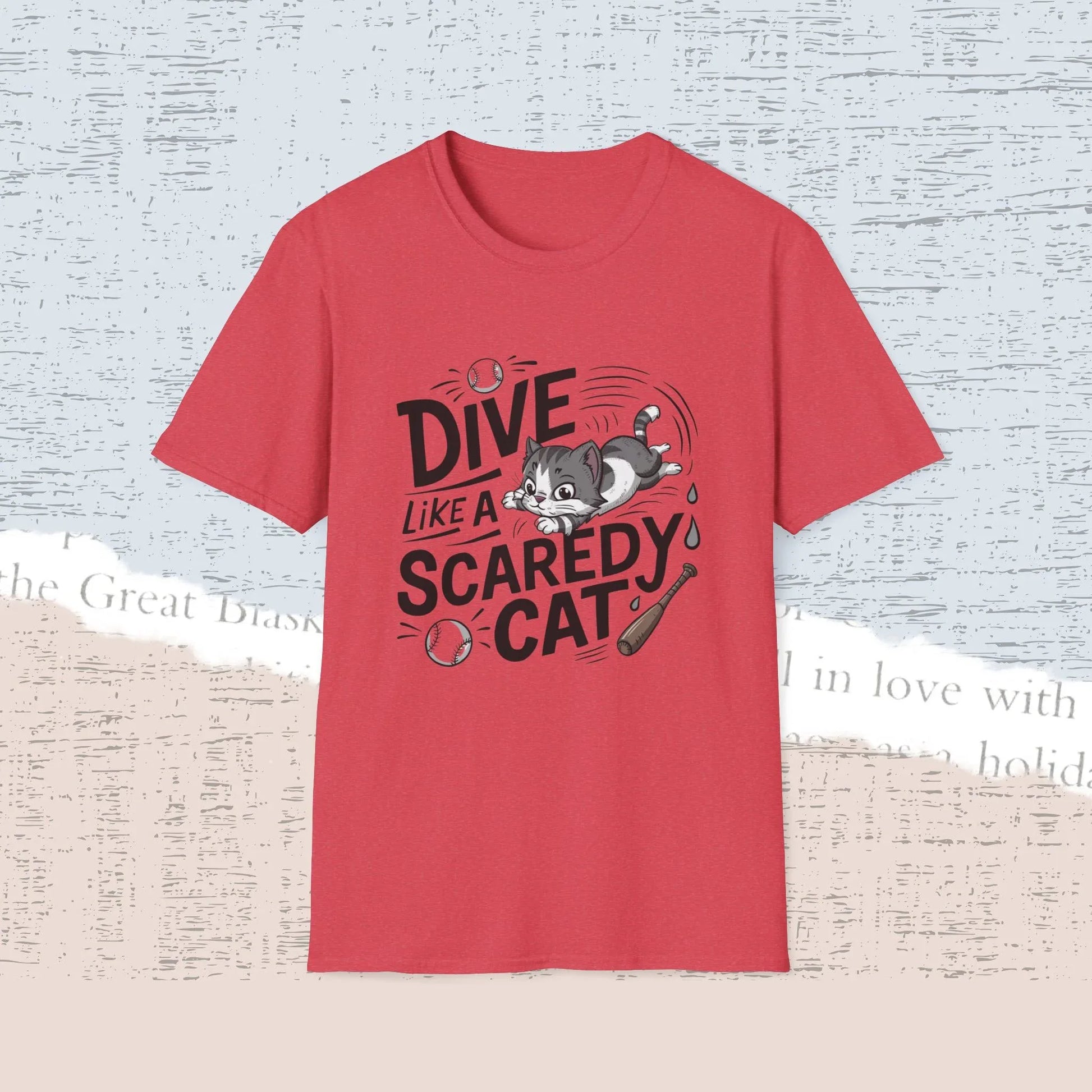 Dive Like Scaredy Cotton Men Tee - Billien