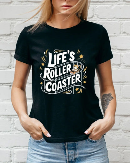 Life Roller Coaster Cotton Tshirt - Billien