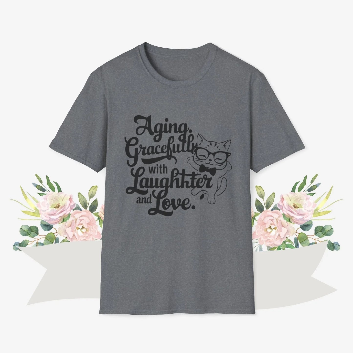 Aging Gracefully With Laughter and Love Cotton Men Tee - Billien