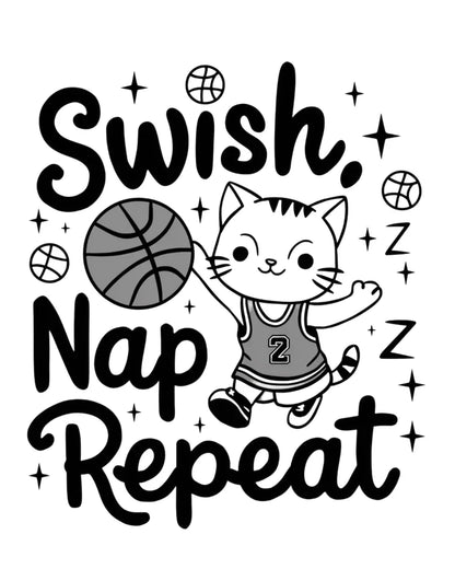 Swish Nap Repeat Toddler Cotton T-Shirt - Billien