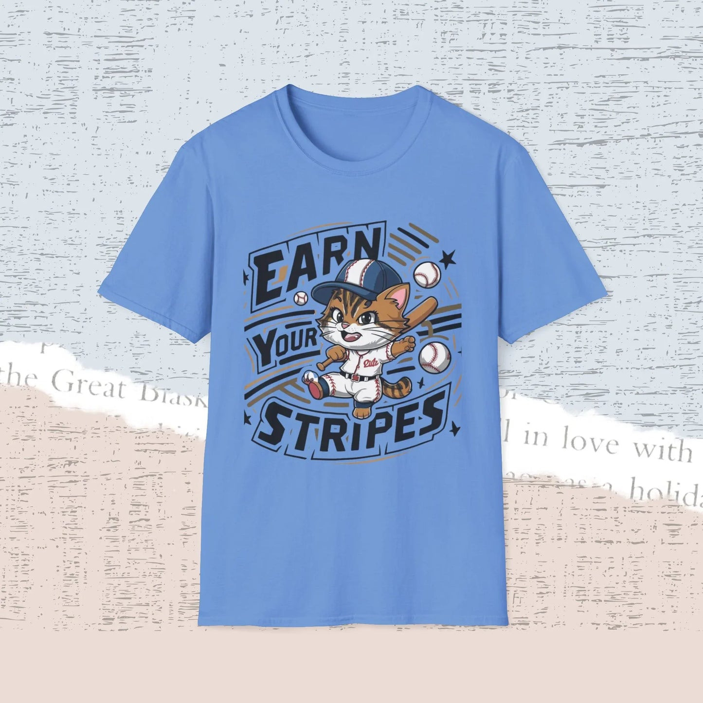 Earn Your Stripe Cotton Men Tee - Billien