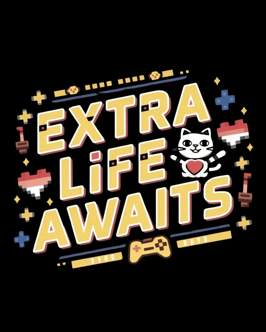 Extra Life Await Vintage Retro Video Game Ultra Cotton Crewneck Sweatshirt - Billien