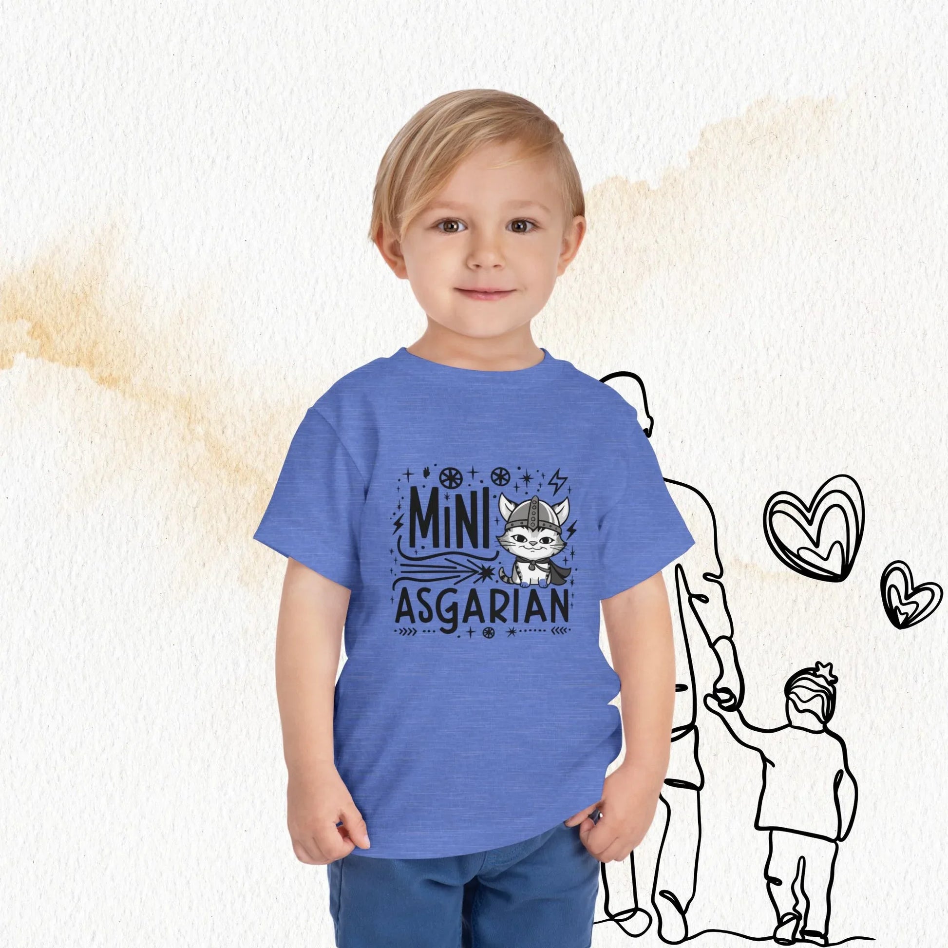Mini Asgardian Toddler Cotton T-Shirt - Billien