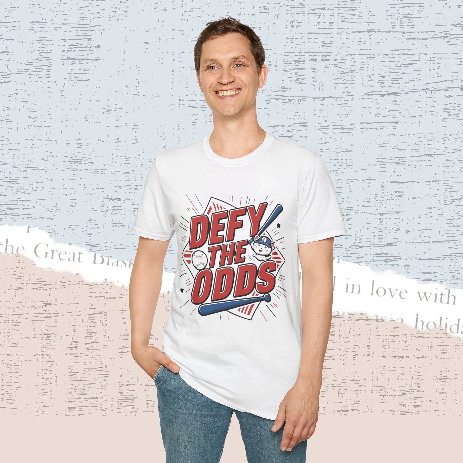 Defy The Odds Cotton Men Tee - Billien