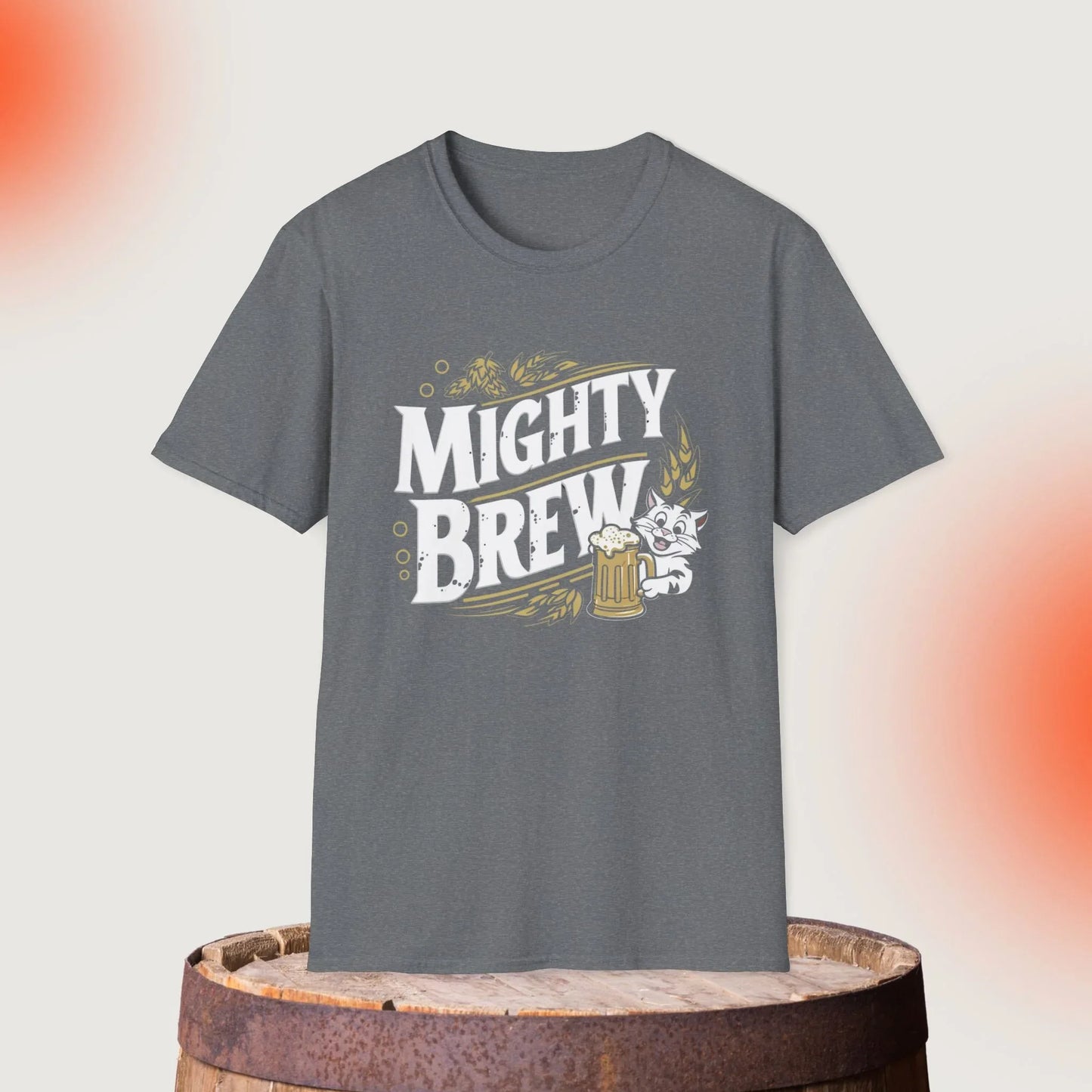 Mighty Brew Cotton Crew Neck Tshirt - Billien