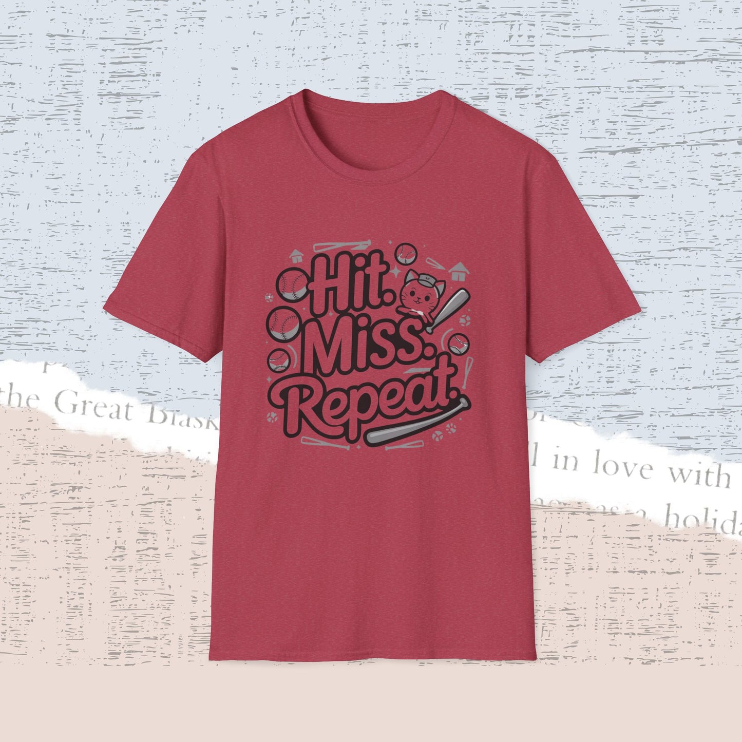 Hit Miss Repeat Cotton Men Tee