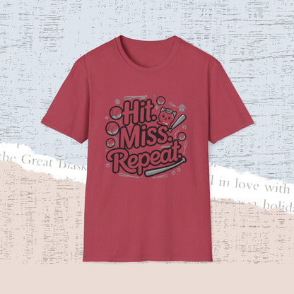 Hit Miss Repeat Cotton Men Tee