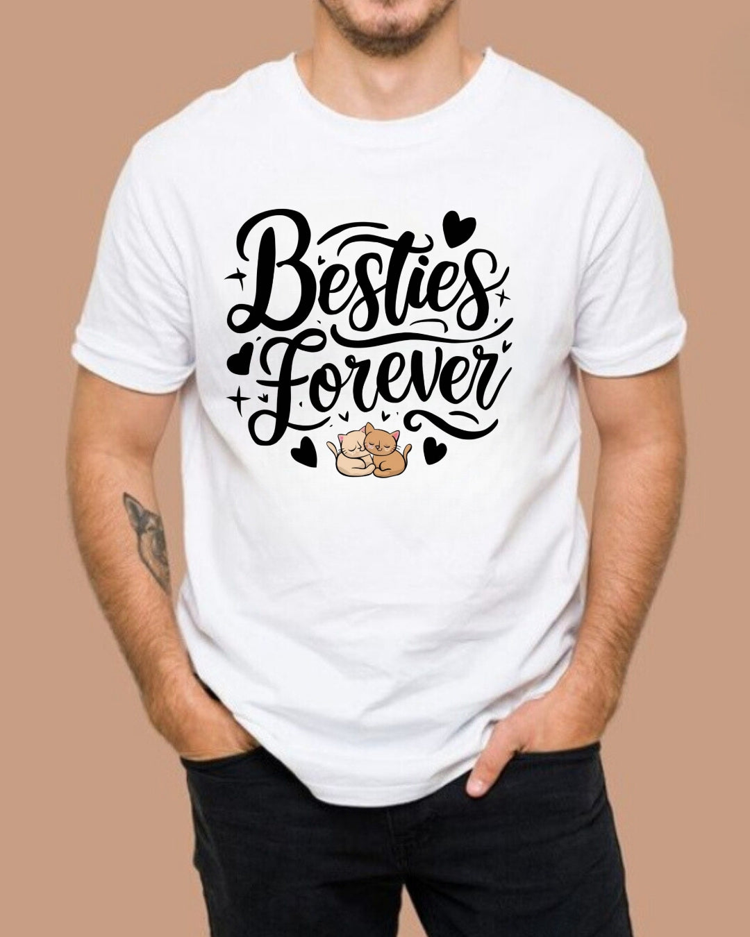 Besties Forever Cotton T-Shirt