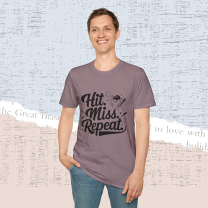 Hit Miss Repeat Cotton Men Tee