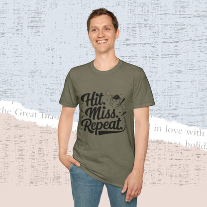Hit Miss Repeat Cotton Men Tee
