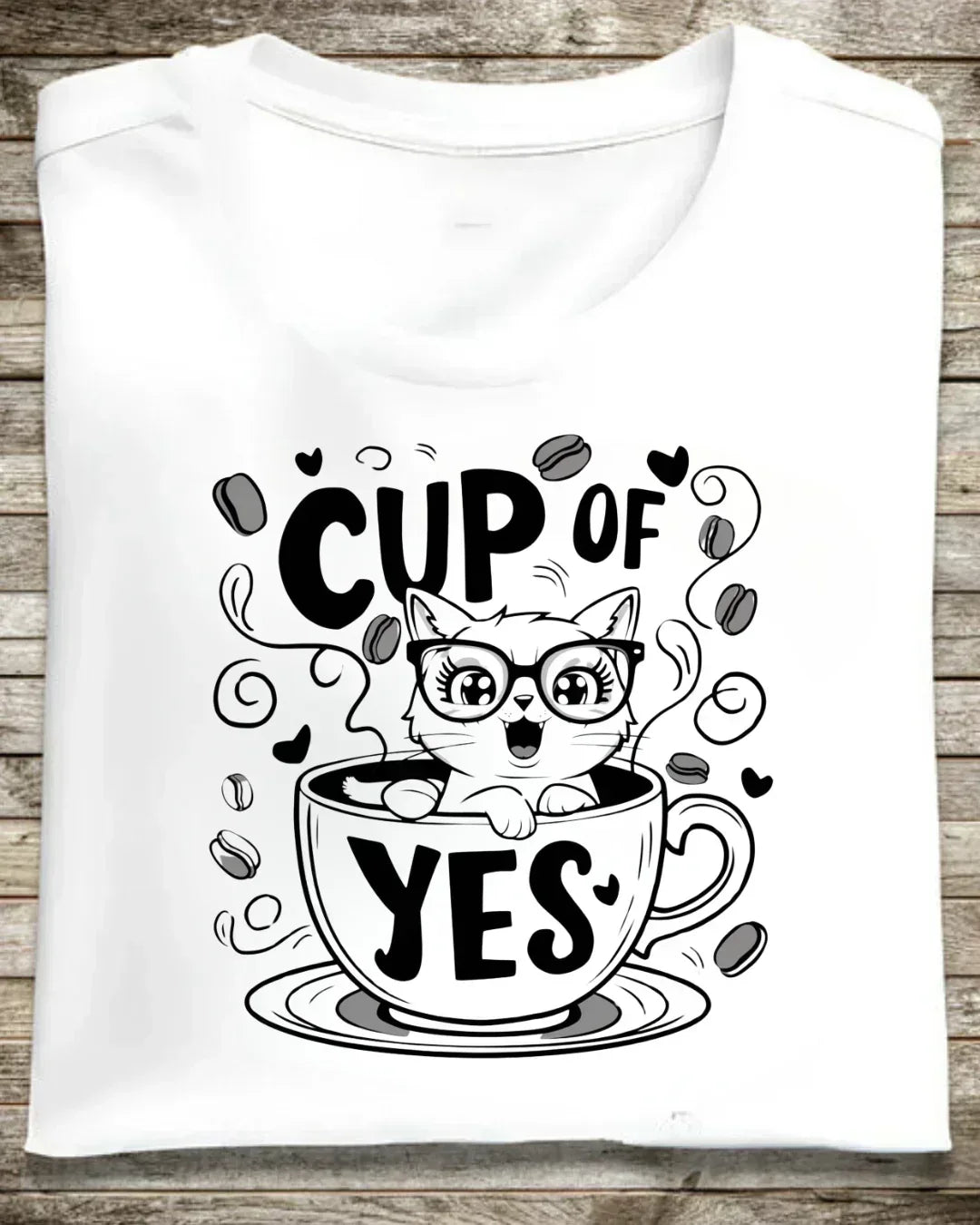 Cup Of Yes Coffee Unisex Cotton T-Shirt - Billien