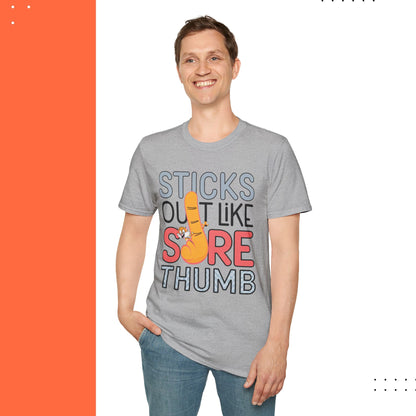 Stick Out Sore Throat Cotton T-Shirt