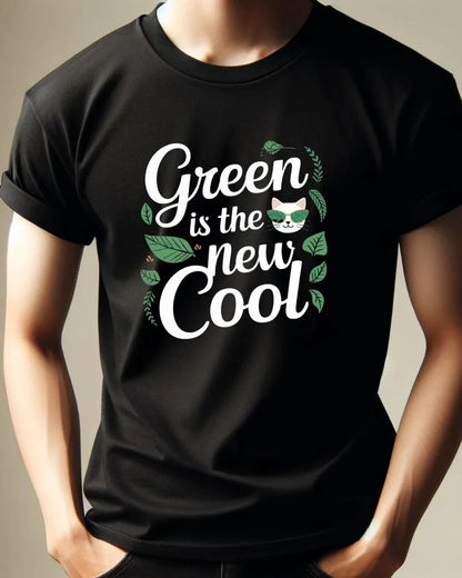 Green Is The New Cool Cotton Tshirts - Billien